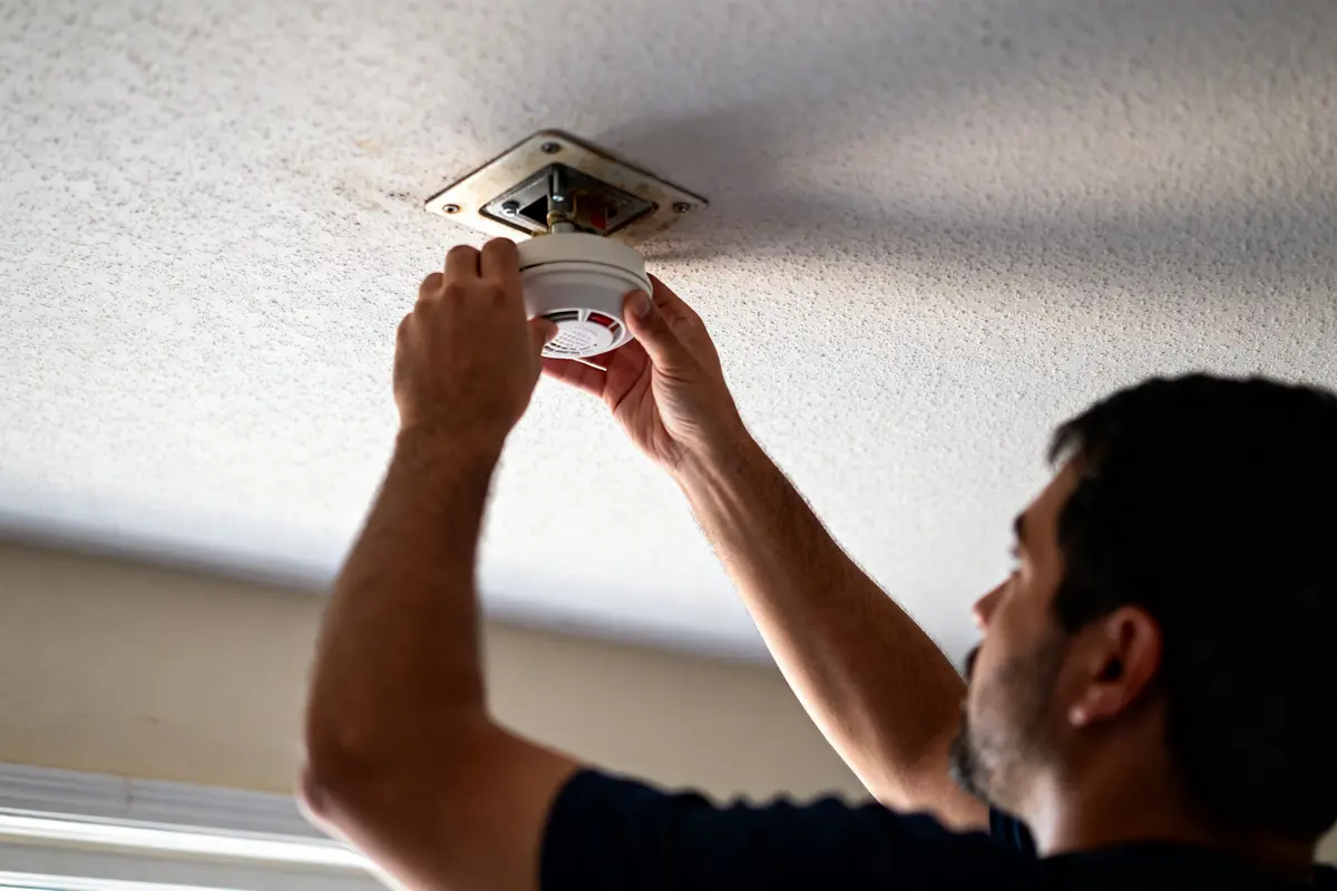 Comment enlever un détecteur de fumée du plafond facilement et en sécurité ?