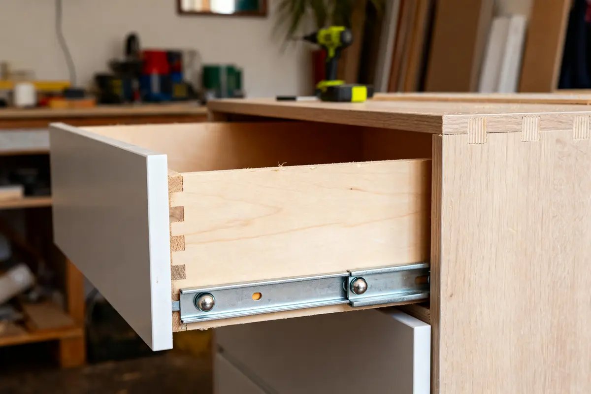 Fabriquer un tiroir coulissant simple et sur mesure : guide pratique