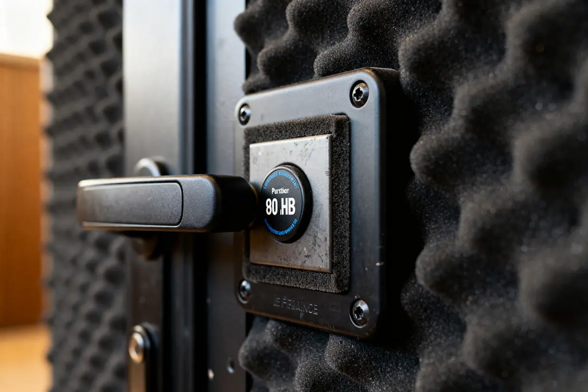 Porte acoustique 80 dB : Isolation efficace pour votre calme