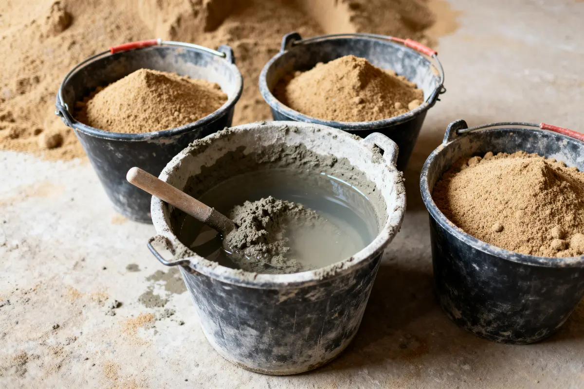 Mortier dosage seau : Guide pratique pour un mélange parfait
