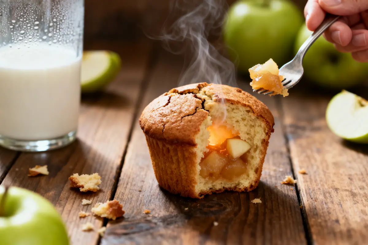 Muffin moelleux à la compote de pomme : Recette facile