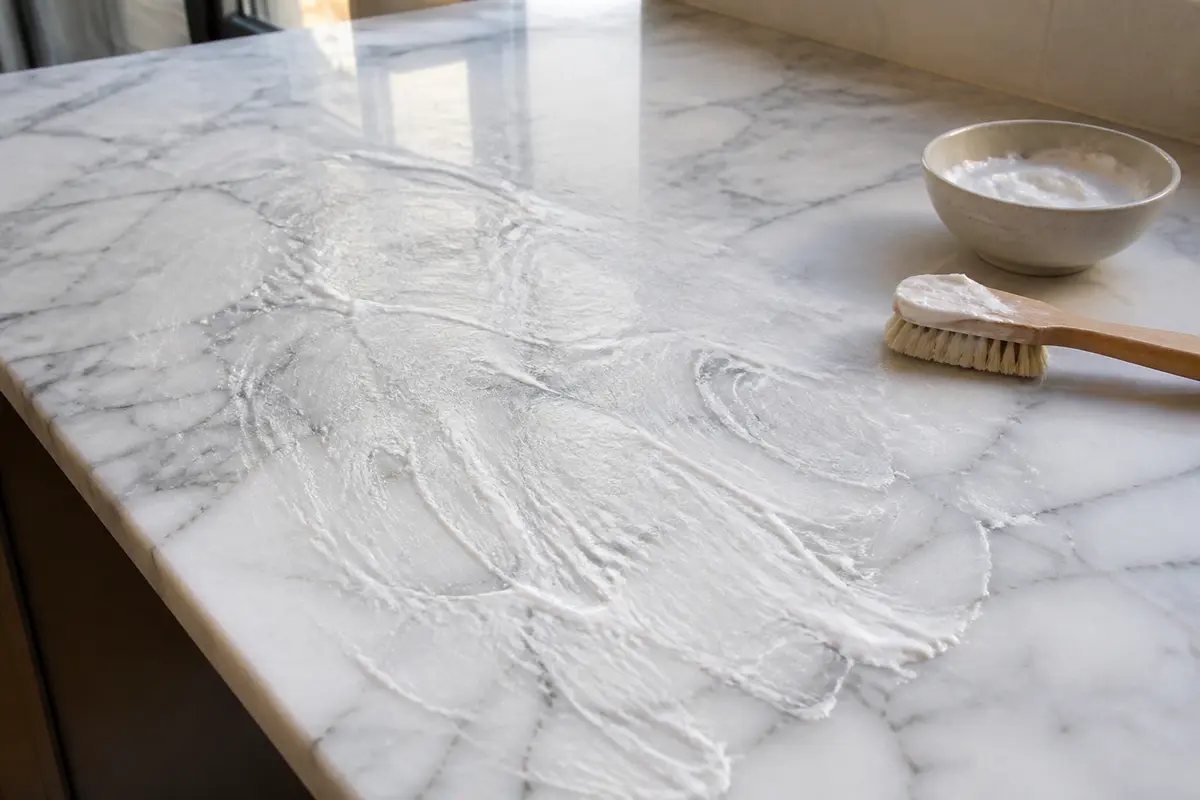 Comment nettoyer du marbre blanc : astuces pour le faire briller